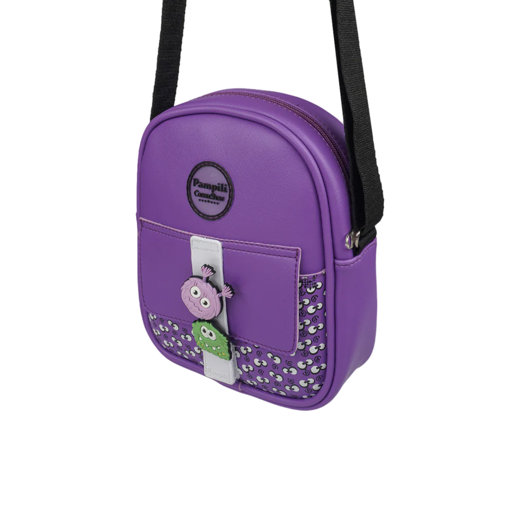 Bolsa Pampili Chocomonstros Roxa