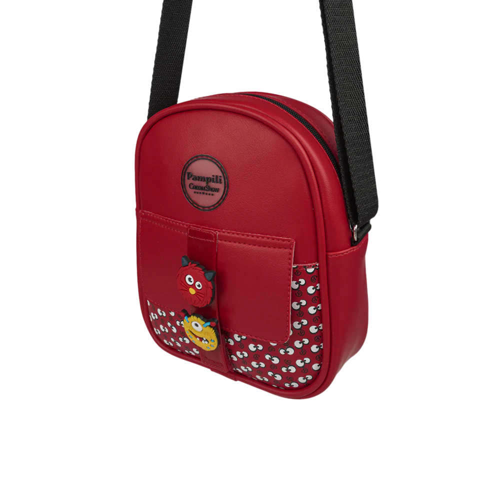 Bolsa Pampili Chocomonstros Vermelha